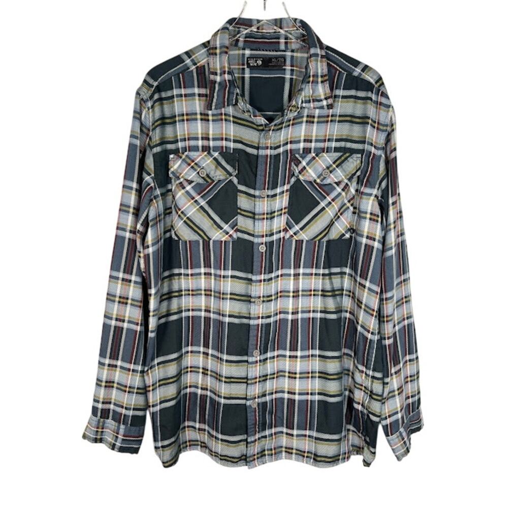 Mountain Hardwear Men's Plaid Button Up Shirt XL Long Sleeve Outdoor *Read